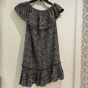 Blue Island Beach Off-Shoulder Summer dress